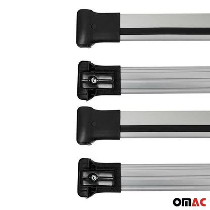 2015-2026 Ford Transit Roof Rack Cross Bars 4Pcs Silver