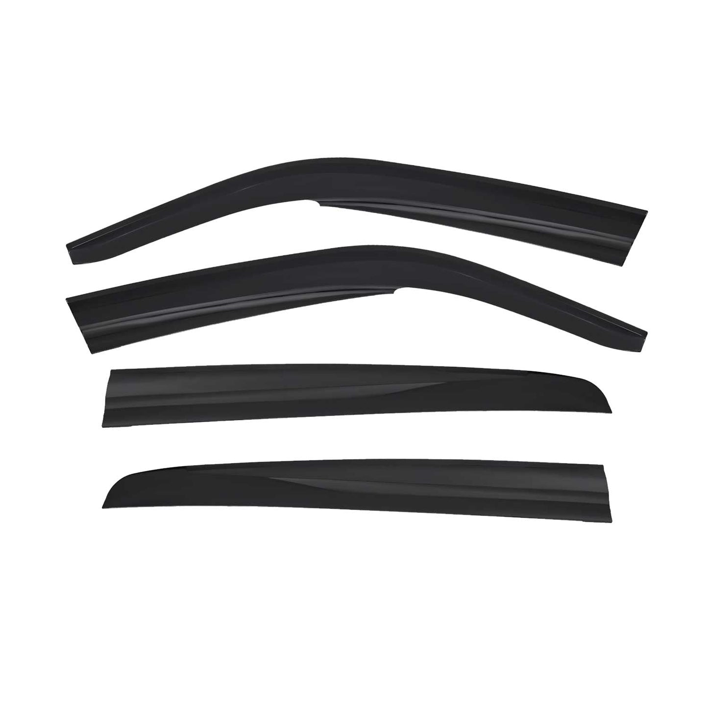 1991-1998 VW Golf Mk3 Window Visor Vent Rain Deflector 4Pcs Smoke