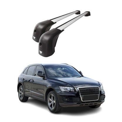 2009-2026 Audi Q5 / Q5 Sportback Roof Racks Cross Bars Silver