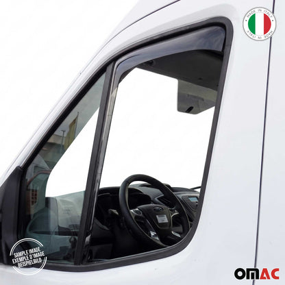 2014-2026 RAM ProMaster Window Visor Vent Rain Deflector 2Pcs Smoke