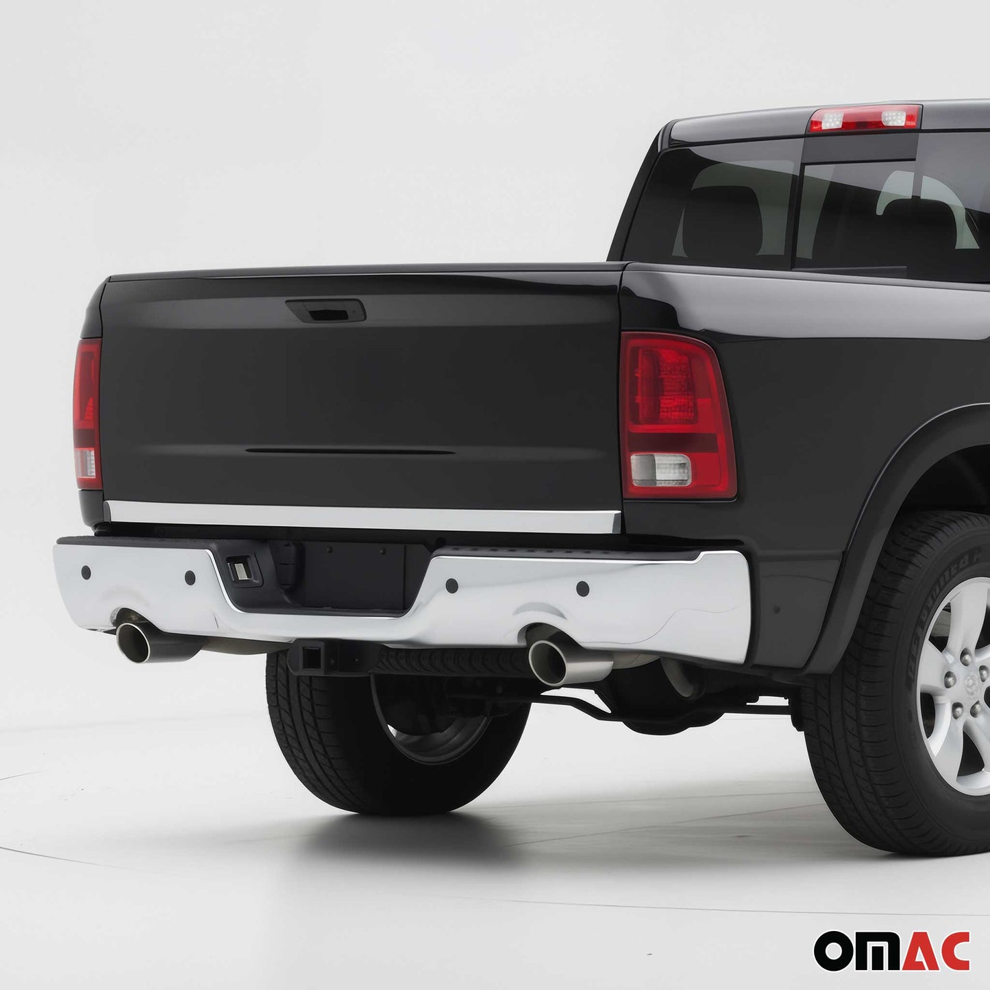2012-2018 RAM 1500 Rear Trunk Molding Trim Stainless Steel Silver 1Pc