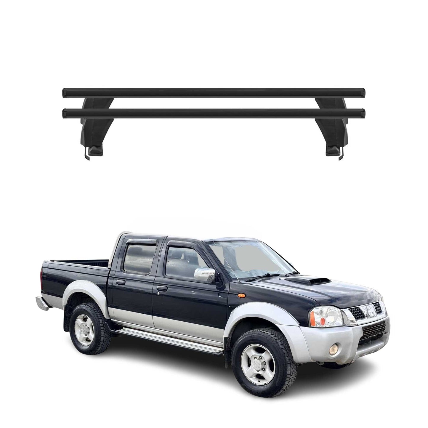 2022-2026 Nissan Frontier Roof Rack Cross Bars Black