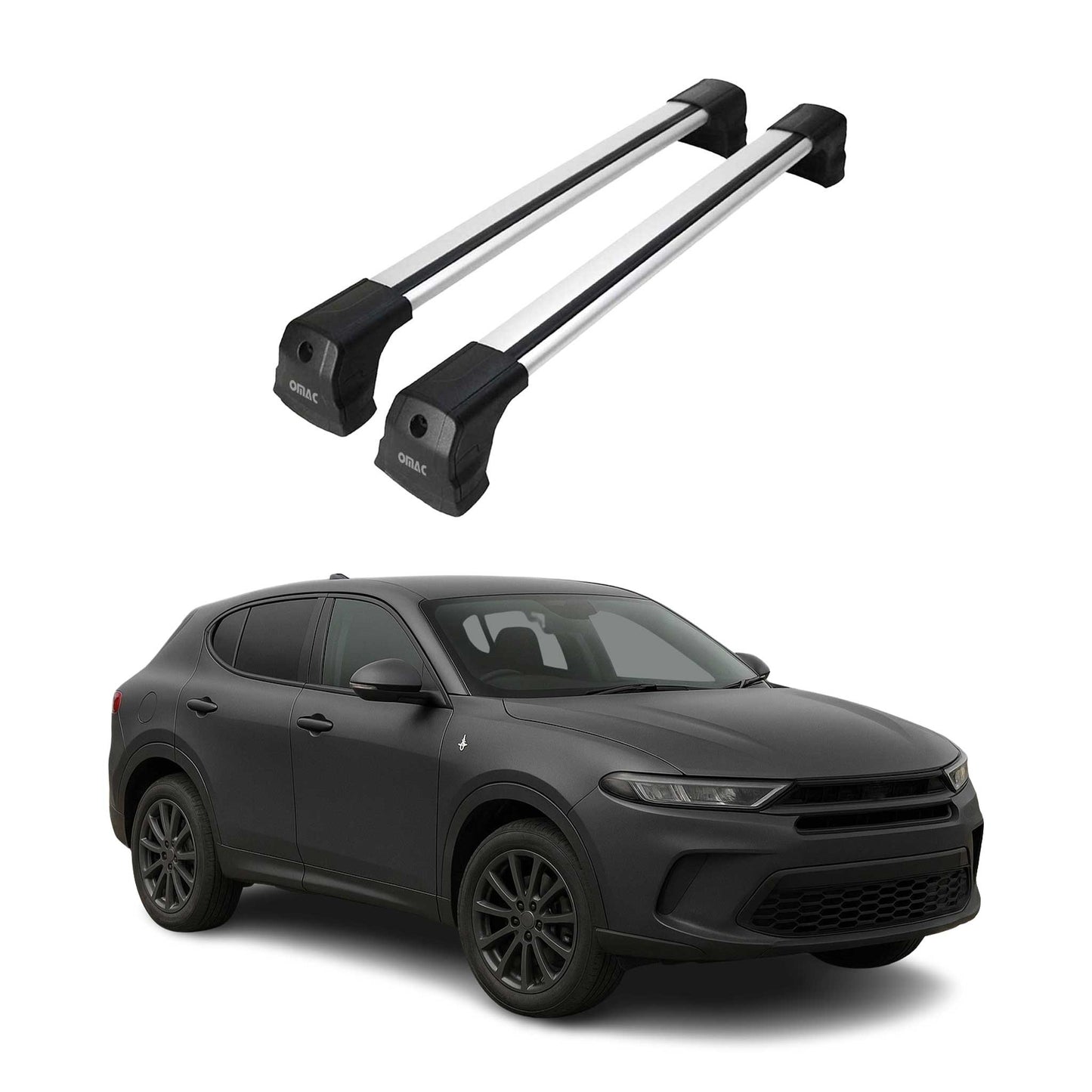 2023-2025 Dodge Hornet Roof Rack Cross Bars Silver