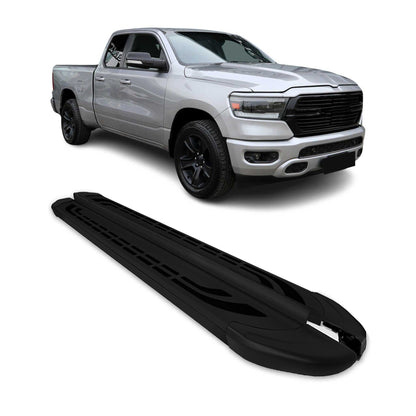 2019-2026 Ram 1500 Crew Cab Nerf Bar Side Step Running Boards Alu 2x