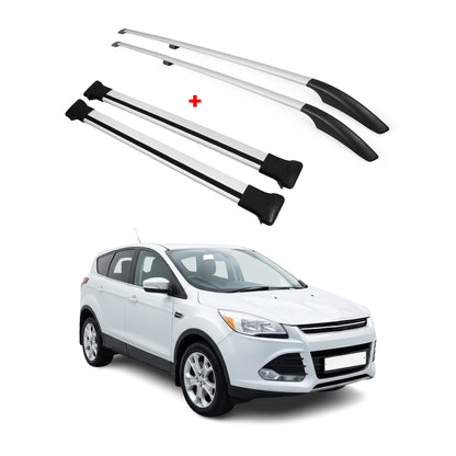 2013-2019 Ford Escape Roof Racks & Roof Rack Rails Silver