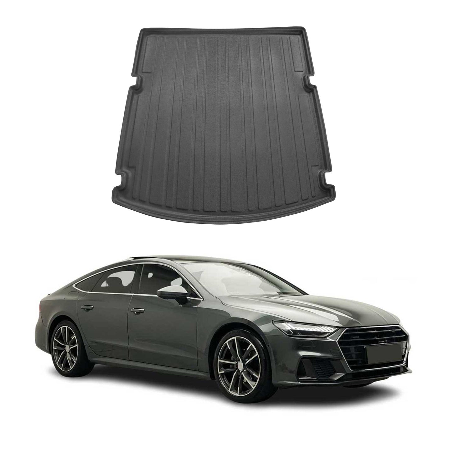2019-2026 Audi A7 S7 RS7 Sportback (C8 TYP 4K8) Cargo Liner Trunk Mat All Weather Black