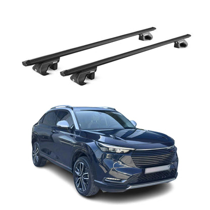 2019-2022 Honda HR-V Roof Rack Cross Bars Black Luggage Carrier 2 Pcs