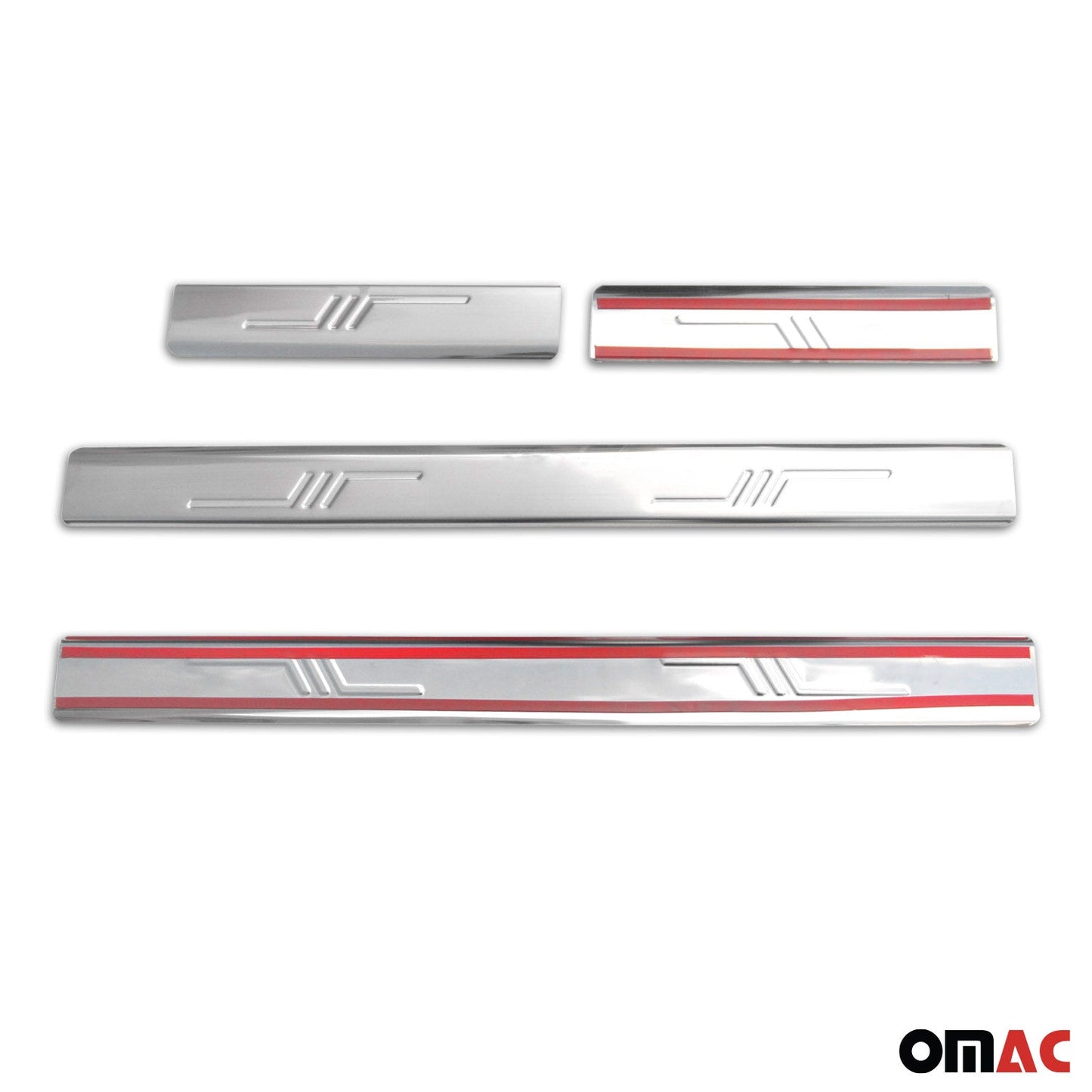 2003-2008 Toyota Corolla Sedan Door Sill Scuff Plate Scratch Protector Stainless Steel