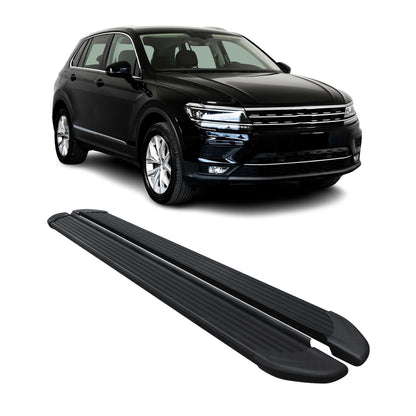 2018-2023 VW Tiguan 2.gen Running Boards Side Steps Black