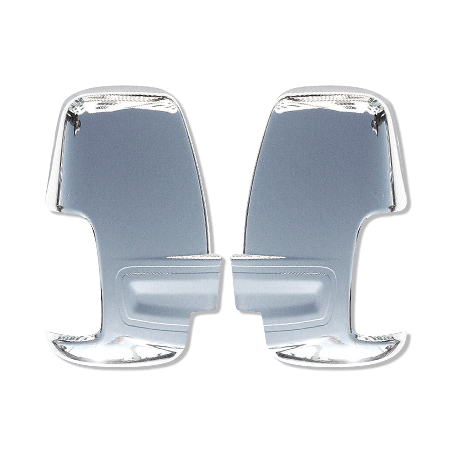 2015-2026 Ford Transit Side Mirror Cover Caps Stainless Steel Chrome Silver 2 Pcs
