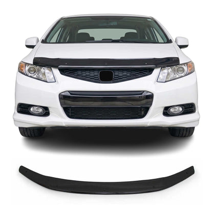2012-2015 Honda Civic Sedan Front Bug Shield Hood Deflector 1 Pc Smoke