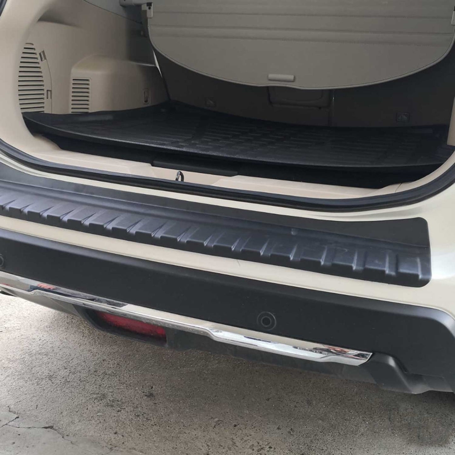 2017-2020 Nissan Rogue Rear Bumper Sill Cover Protector Guard Matte Black