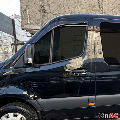2019-2026 Mercedes Sprinter W907 910 Window Molding Trim Streamer Stainless Steel Dark