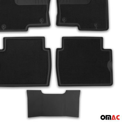 2017-2025 Mazda CX-5 2.gen Floor Mats Liners Full Set All Weather Black