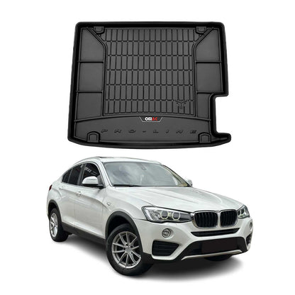 2015-2018 BMW X4 F26 Premium Cargo Liner Trunk Mat All Weather Heavy Duty Black