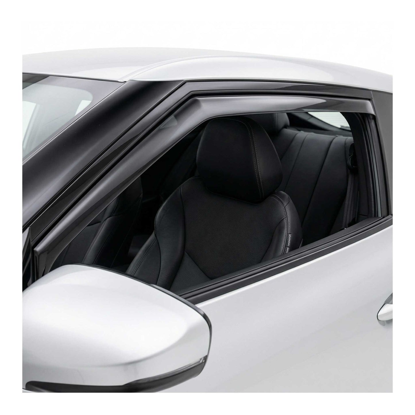 2012-2017 Hyundai Veloster Window Visor Vent Rain Deflector 2Pcs Smoke