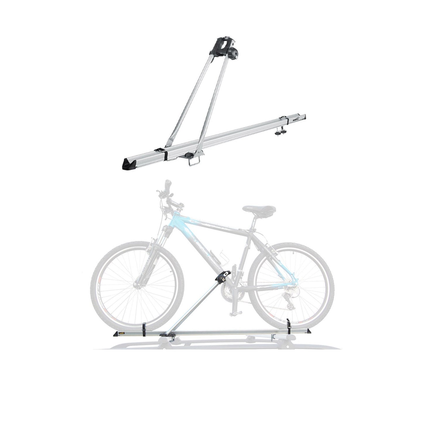 Pro Bike Carrier Roof Mount Aluminum Steel Bicycle Rack Cycling Car Truck SUV