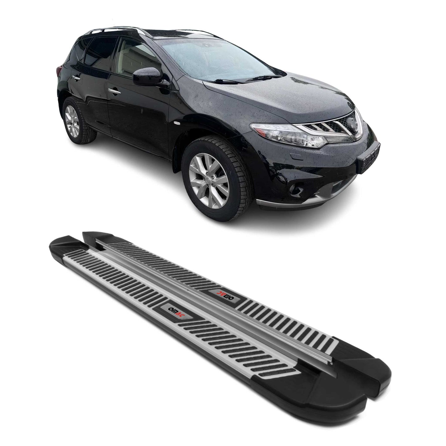 2009-2014 Nissan Murano Nerf Bar Side Step Running Boards Alu 2x