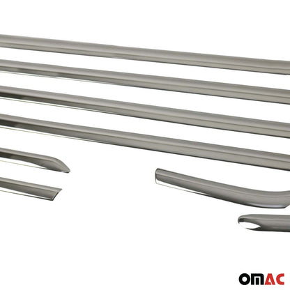 2012-2018 Ford Focus Hatchback 3.gen Window Molding Trim Streamer Stainless Steel Dark Chrome 8 Pcs