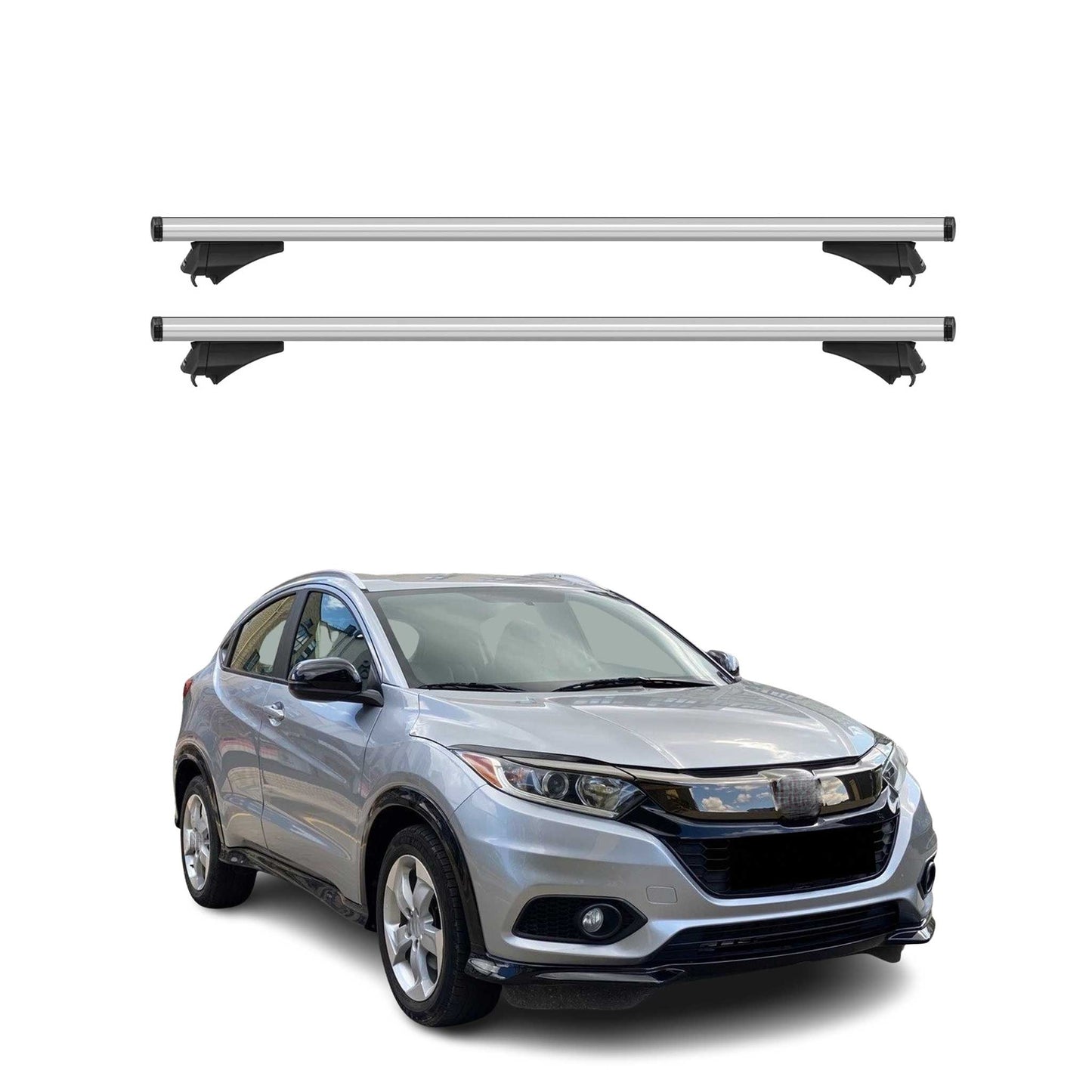 2016-2022 Honda HR-V Roof Rack Cross Bars Silver