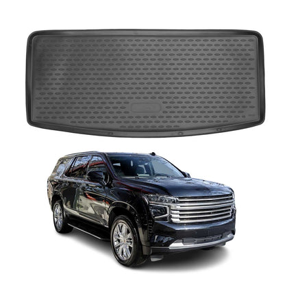 2021-2026 Chevrolet Tahoe Cargo Liner Trunk Mat All Weather Behind 3rd Row