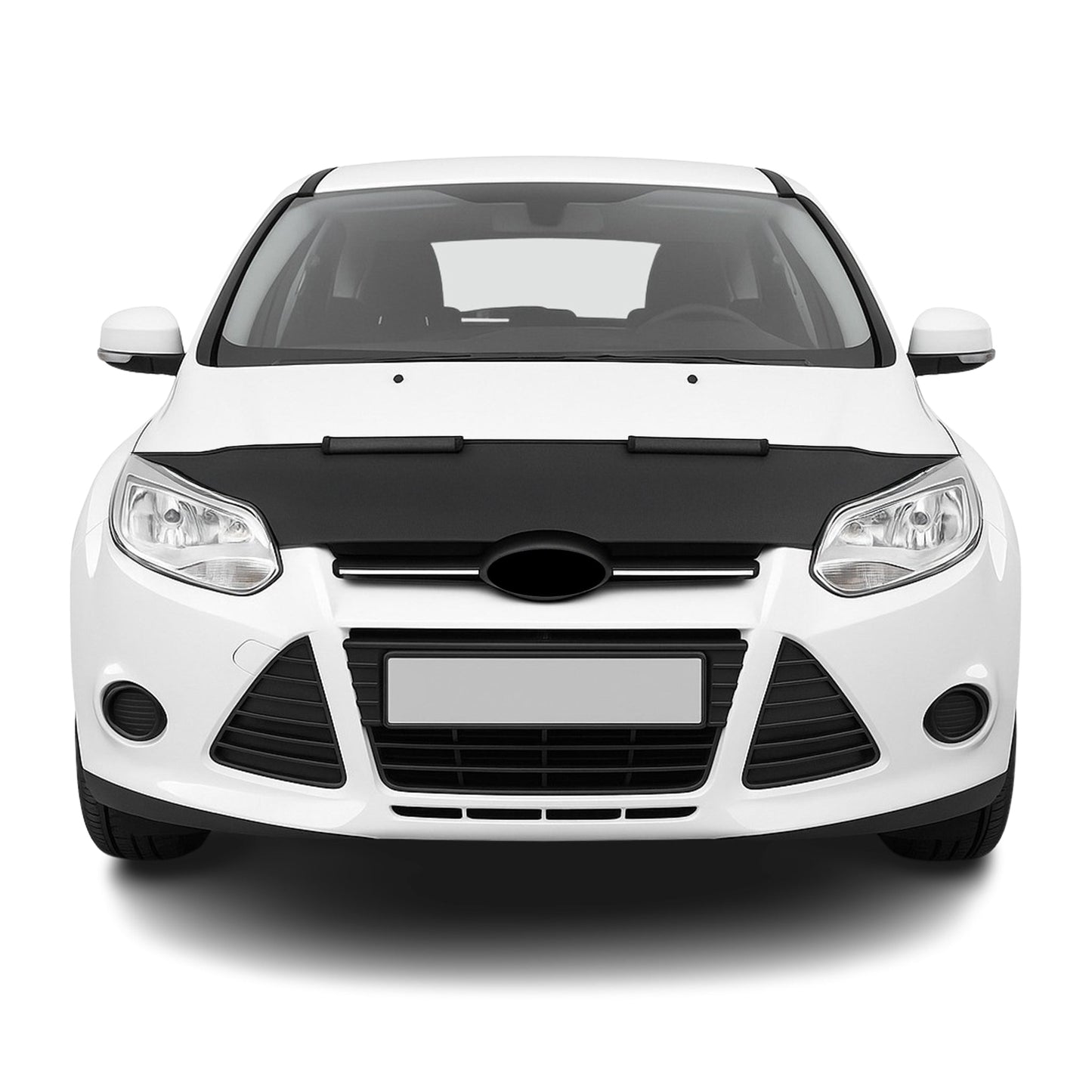 2012-2014 Ford Focus Car Bonnet Mask Hood Bra Black 1 Pc