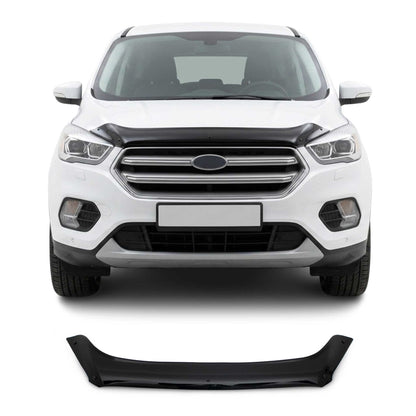 2017-2019 Ford Escape II Front Bug Shield Hood Deflector Guard Smoke Black