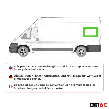2014-2026 RAM ProMaster Window Glass Fit Kit Rear Left Side L4 Extra Long