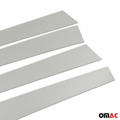 2019-2026 Toyota Corolla Sedan Window B Pillar Posts Door Trim Stainless Steel Silver 4x