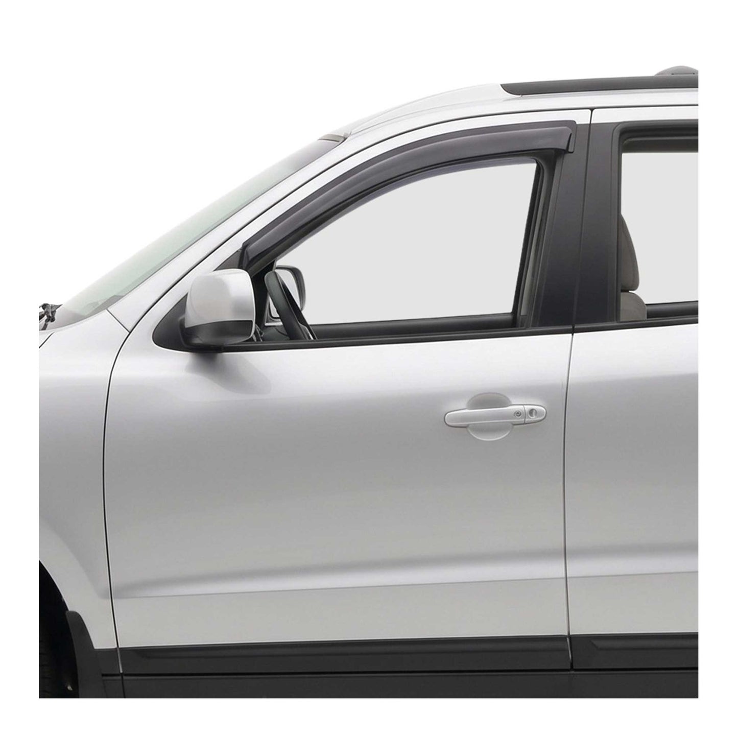 2007-2012 Hyundai Santa Fe Window Visor Vent Rain Deflector 2Pcs Smoke