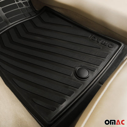 Honda Accord Universal Floor Mats Liner All Weather 3D Black Waterproof 4Pcs