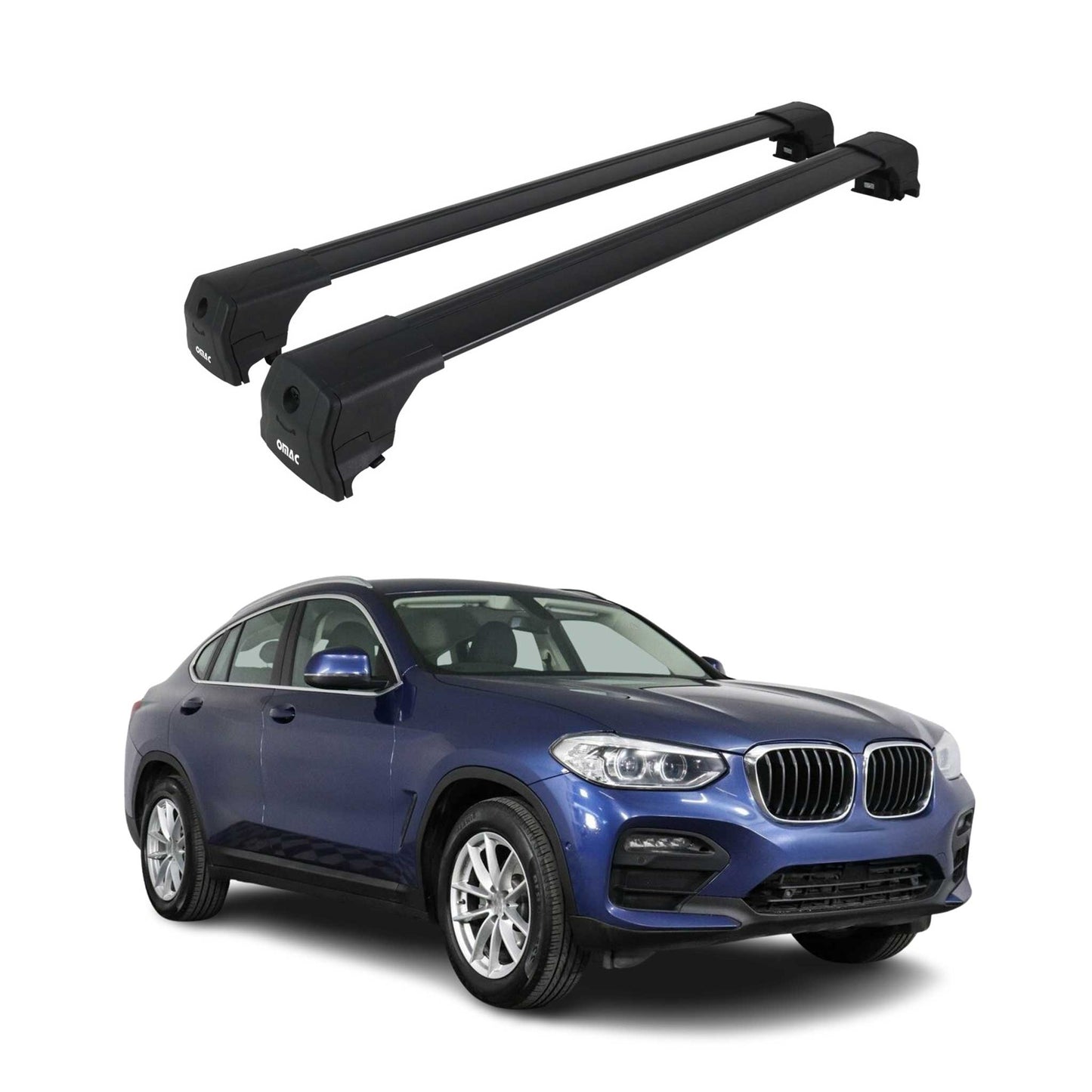 2019-2024 BMW X4 G02 Roof Rack Cross Bars Black
