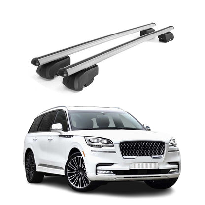 2020-2026 Lincoln Aviator Roof Rack Cross Bars Silver