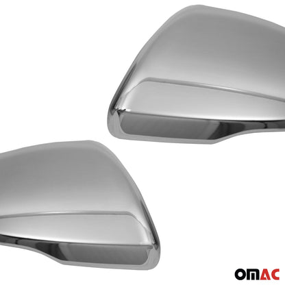 2016-2020 Kia Optima 4.gen Sedan Side Mirror Cover Caps Stainless Steel Silver 2 Pcs