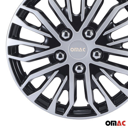 16" Wheel Covers for Ford Transit 150 250 350 2015-2025 Black Silver 4x Hub Caps