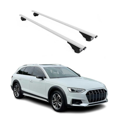Fits 2017-2023 Audi A4 Allroad Top Roof Rack Cross Bars 2Pcs Silver