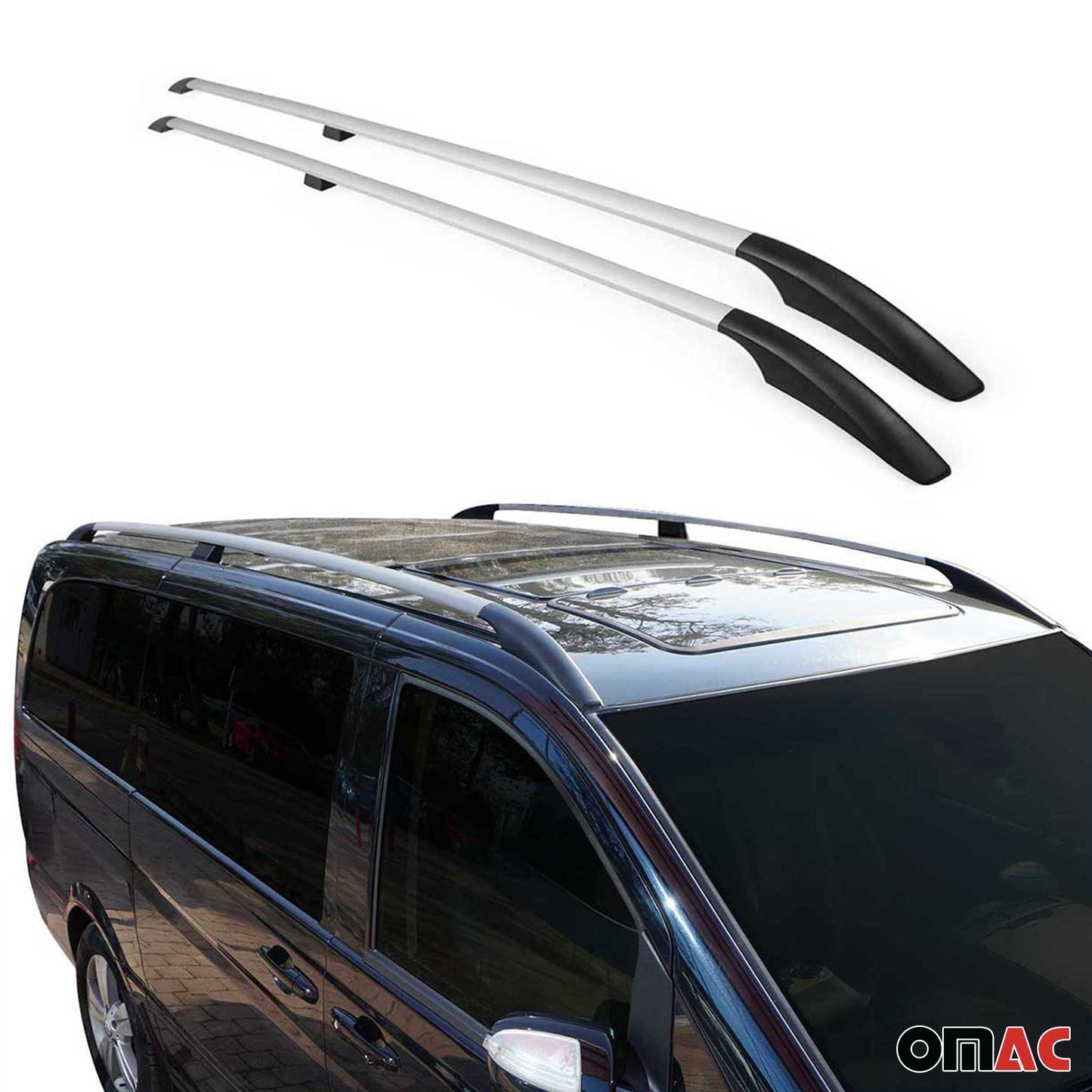 2023-2026 Alfa Romeo Tonale Roof Rack Rails Side Rails Silver