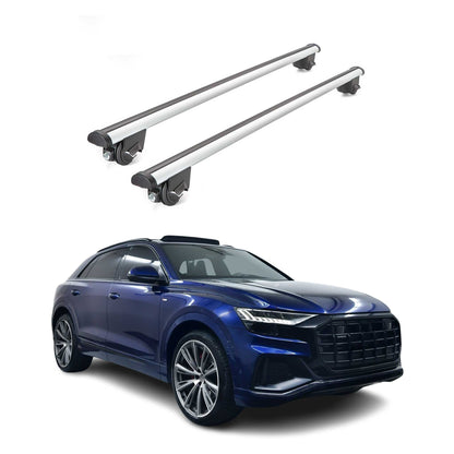 2019-2026 Audi Q8 Roof Rack Cross Bars Silver