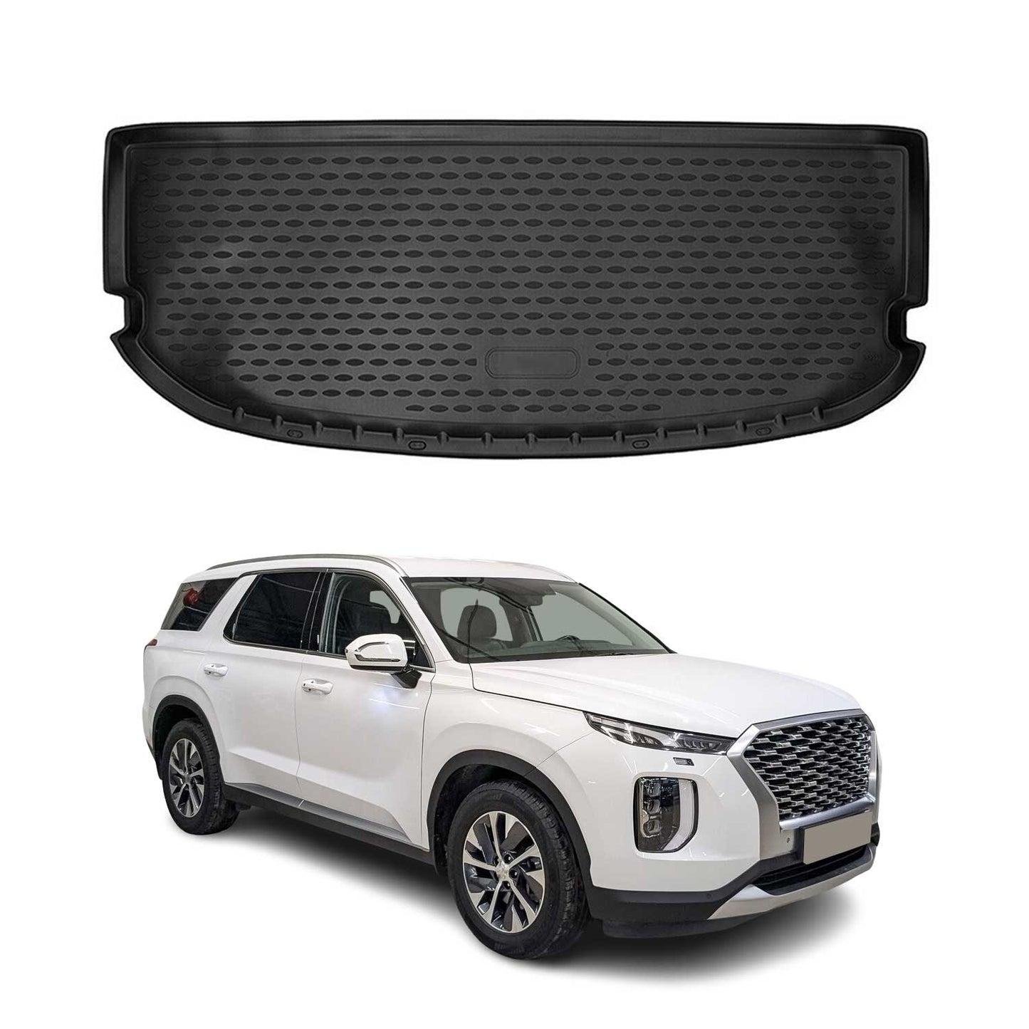 2020-2025 Hyundai Palisade OMAC Cargo Mats Liner Waterproof TPE Black
