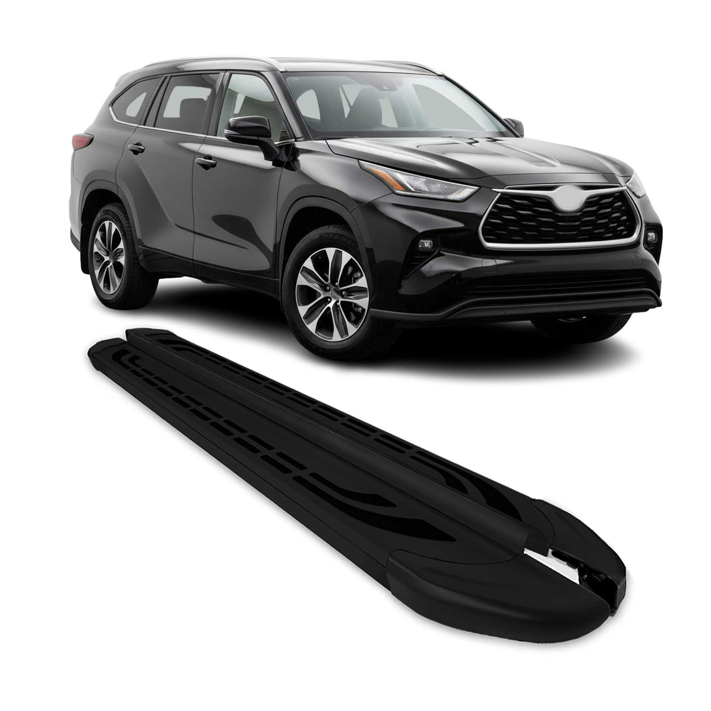 2020-2026 Toyota Highlander Nerf Bar Side Step Running Boards Alu 2x