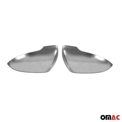 2016-2020 Kia Sorento Side Mirror Cover Caps Stainless Steel Silver 2 Pcs