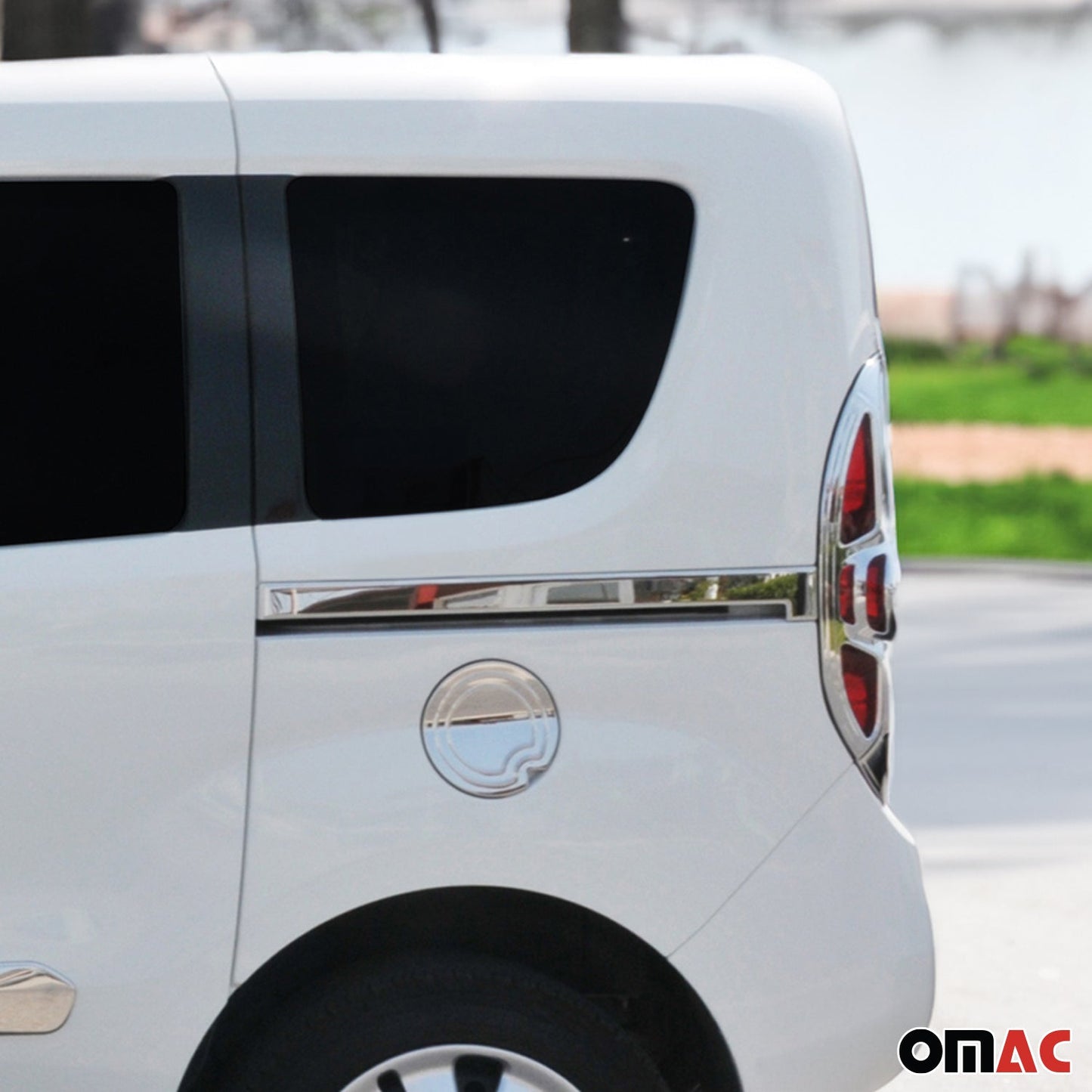 2015-2022 RAM ProMaster City Side Door Molding Trim Skirt Garnish Stainless Steel 2Pcs