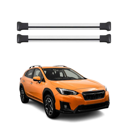2013-2017 Subaru XV Crosstrek Roof Rack Cross Bars Silver