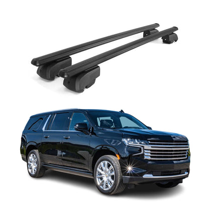 2021-2026 Chevrolet Suburban Roof Rack Cross Bars Black