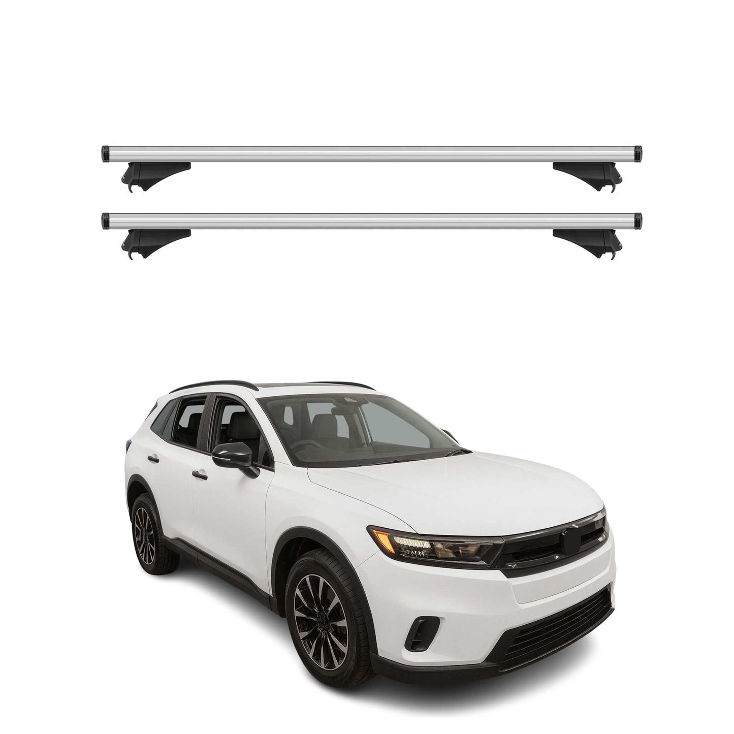2024-2026 Honda Prologue Roof Rack Cross Bars Luggage Carrier Silver