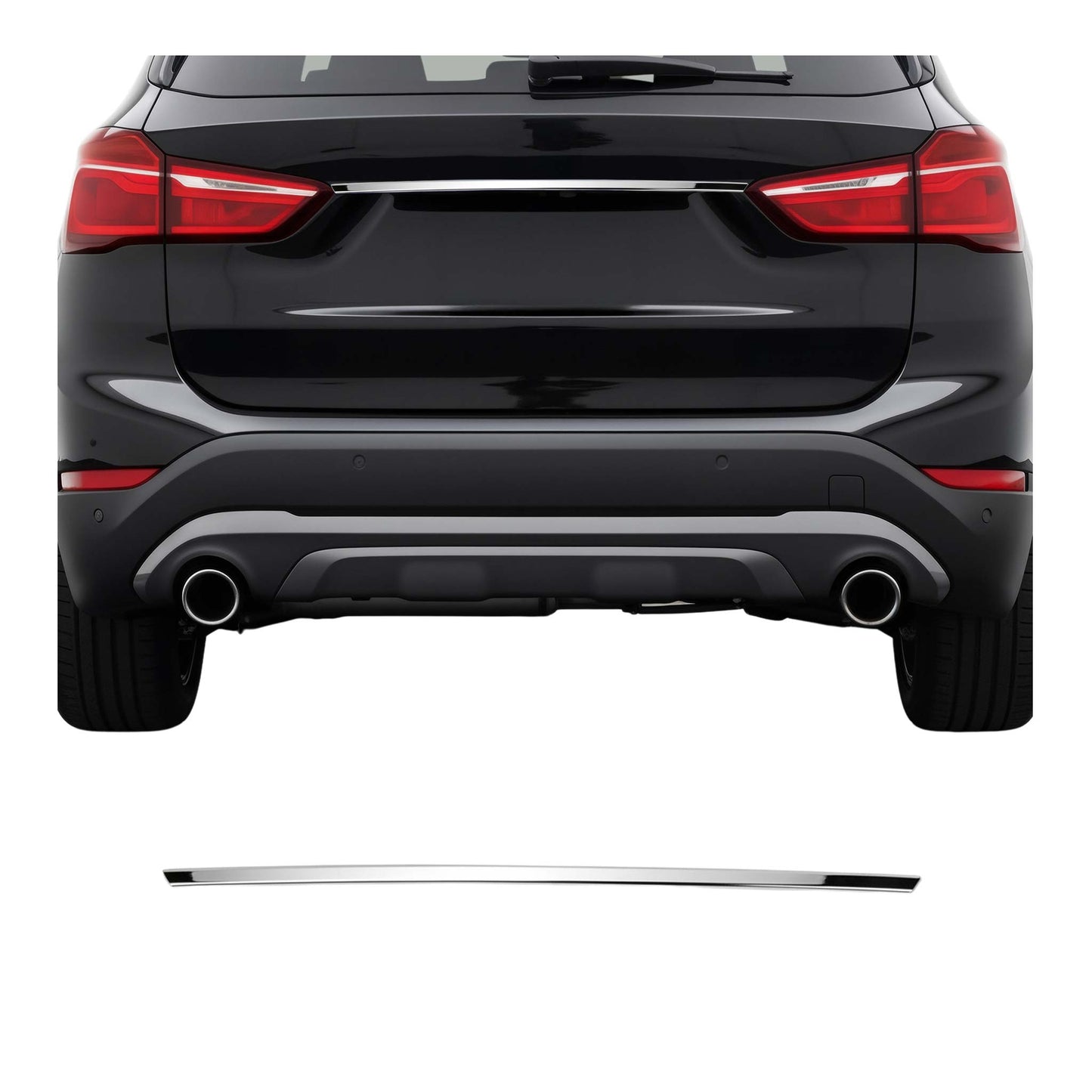 2016-2022 BMW X1 F48 Rear Trunk Tailgate Door Handle Cover Stainless Steel