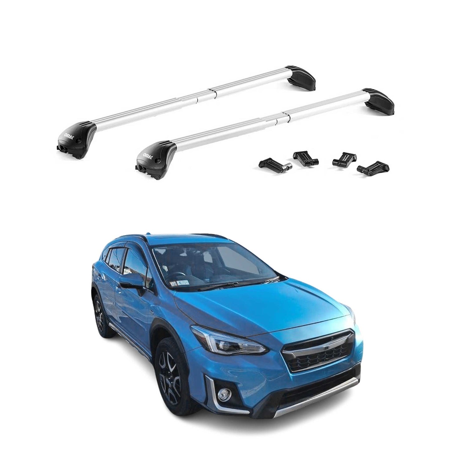 2009-2026 Audi Q5 Roof Rack Cross Bars Silver