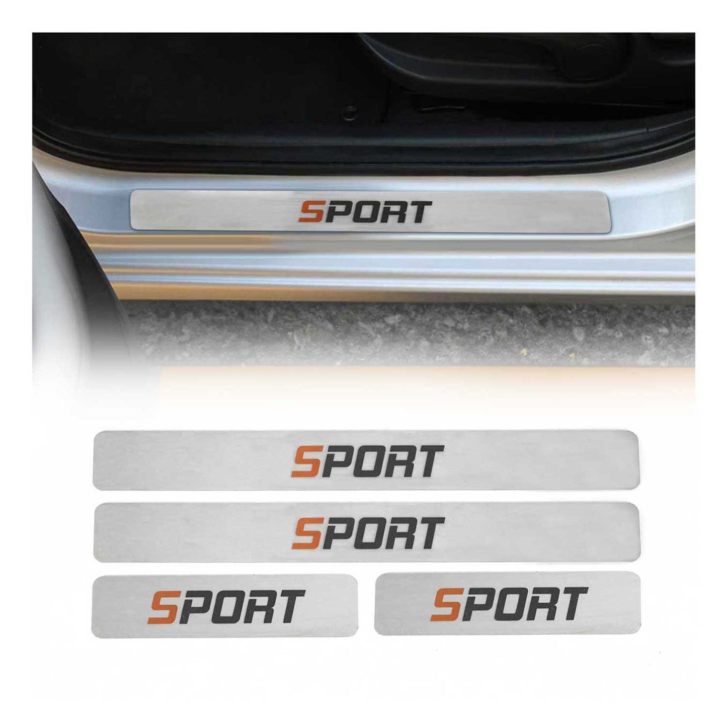 2020-2026 Ford Escape Door Sill Scuff Plate Scratch Protector Sport Stainless Steel 4x