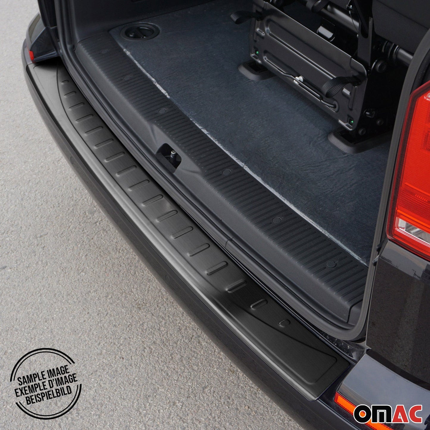 2015-2024 Jeep Renegade Rear Bumper Sill Cover Protector Steel Brushed Dark