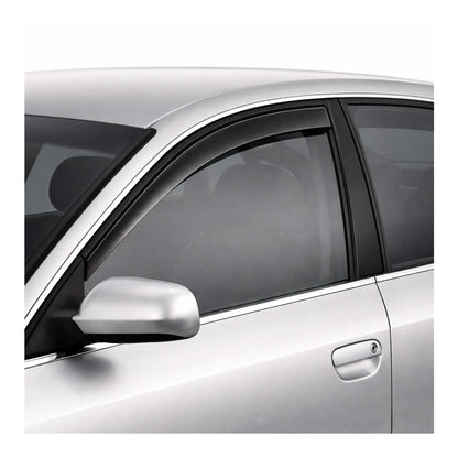 1997-2001 Audi A6 C5 All Models 4B Window Visor Vent Rain Deflector 2Pcs Smoke